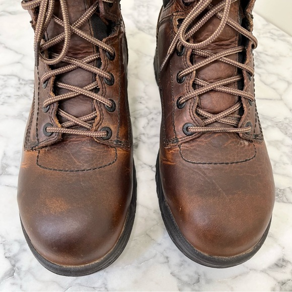 Timberland PRO Men's Titan 6 Inch Alloy Safety Toe Leather Work Boots Size 8 - Picture 2 of 13